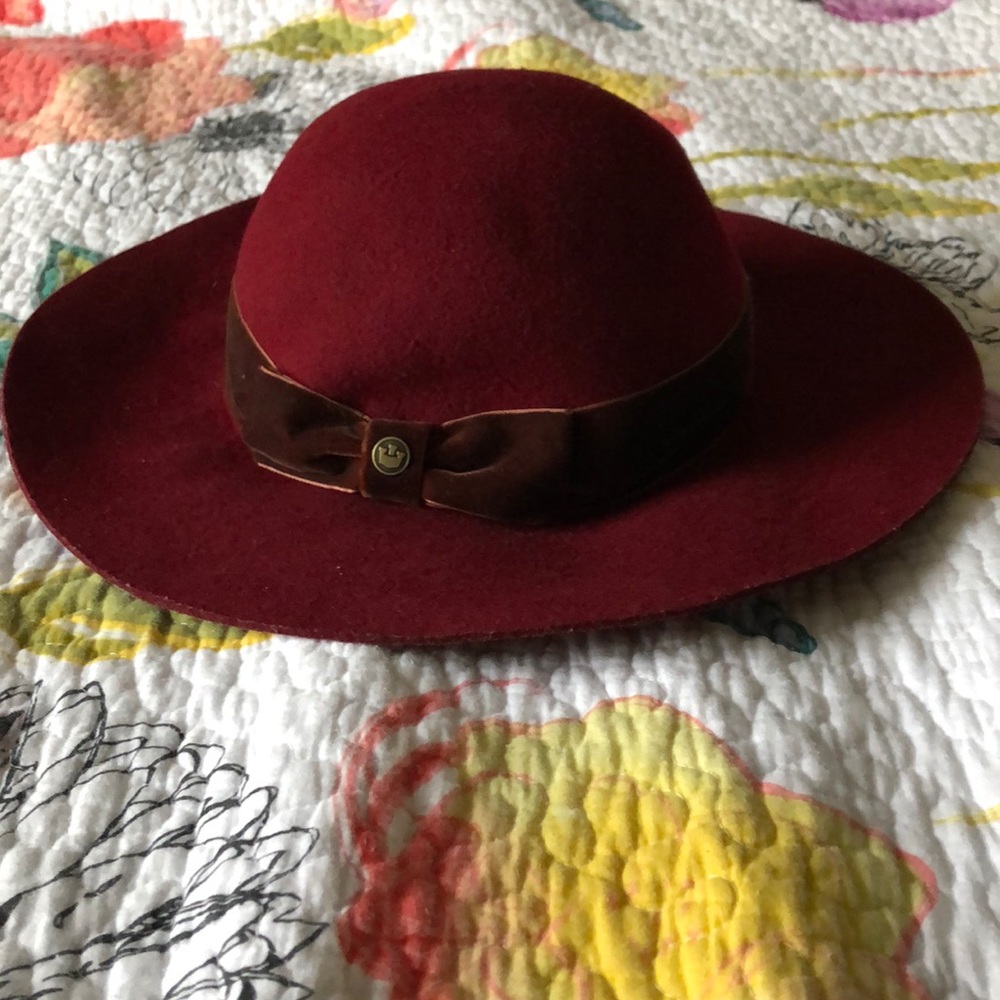 Goorin Bros Maroon, felt hat, Medium